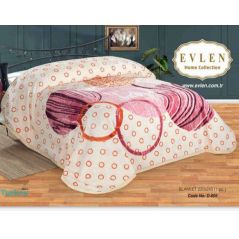 بطانية ايفلين تركى  سرير كبير  طبقتين