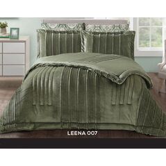 لحاف سرير كبير 6 قطع بالدفاية مقاس 240 × 260 سم ميراج