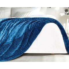 بطانية دفايه قطيفه جاكار سرير كبير مقاس 220 × 240 سم