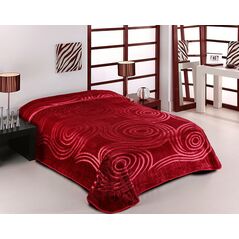 بطانية سرير كبير ساده حفر مقاس  220 × 240 سم