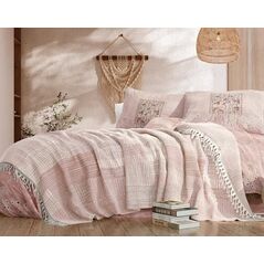 كوفرتة سرير كبير 5 قطع بطقم السرير مقاس 230 × 240 سم