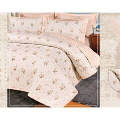 كوفرتة قطن كابوتنية سرير كبير 3قطع مقاس 240 × 260 سم