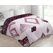 بطانية سرير كبير وجهين 2 طبقه مقاس 220 × 240 سم
